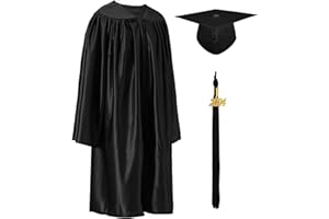 GraduatePro Kinder Abschluss Talar und Doktorhut 2024 Quaste Für Vorschule Kindergarten Abschlussfeier