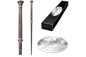 The Noble Collection - Fenrir Greyback Character Wand - 14in (35cm) Wizarding World Wand with Name Tag - Harry Potter Film Set Movie Props Wands