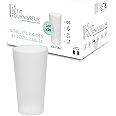 Gobelets Réutilisables Tubo LPF - Lot De 10 - 20cl (25cl Max) - Finition Givrée - Compatible Lave-vaisselle - Sans BPA