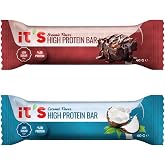 it's Y&uuml;ksek Protein Bar - Karma Kutu - 40 g X 12 Adet (2 &Ccedil;eşit)