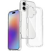 GGM GİYİM & AKSESUAR iPhone 17 ile Uyumlu Şeffaf Silikon Kılıf Şok Emici &Ouml;zellikli Full Kasa Koruma Sağlayan Şeffaf Kılıf
