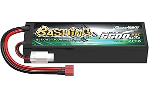 Gens Ace 2S LiPo akumulator 7,4 V 5500 mAh 50C z wtyczką Deans T do 1/8 1/10 RC Car Evader Truck Truggy BX Helicopter Truck