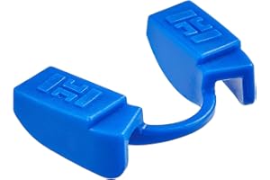 GELFORT Bocchino per sollevamento pesi per fitness e palestra, protezione per la bocca per tutti i tipi di sport di forza, mascella bassa, nessun contatto (1 confezione blu)