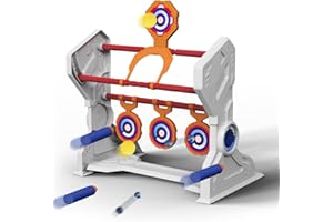 TOYER Resetting Targets with Portable Design and Shooting Spots Compatible with Nerf Gun and Gel Ball Blaster Gun