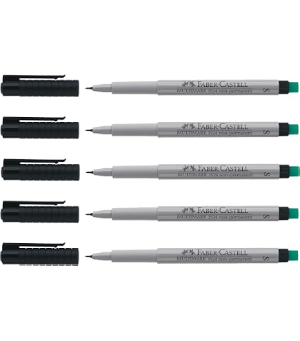 Produktbild von Edding 150 S Non-permanent Stifte – 10er Pack Blau, 0,3 Mm Rundspitze, Für Glas, Kunststoff & Overheadfolien