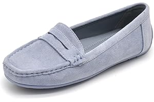 IF Fashion Scarpe Mocassini Slip On Loafers Morbidi Donna con Strass Pietri Camoscio Scamosciato FT245