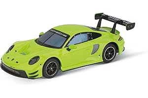 Carrera Hybrid I Porsche 911 GT3 R Greeno I Maßstab 1:50 I Front- und Rücklichter I Bis zu 30 Minuten Rennaction I USB-C-Aufladung in 20 Minuten I Mobile App-Steuerung für maximales Fahrvergnügen