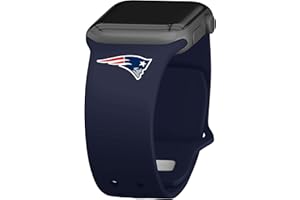 Game Time New England Patriots Sport-Uhrenarmband aus Silikon, kompatibel mit Apple Watch