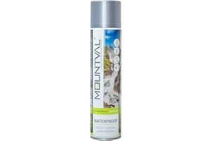 Mountval Spray Impermeabilizante Repelente al Agua contra la Humedad y la Suciedad para Equipamiento de Exterior, Waterproof