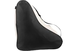 Happyyami Roller Skates Bag Portable Skates Organizer with Zipper Adjustable Shoulder Strap Breathable Oxford Cloth for Outdoor Use