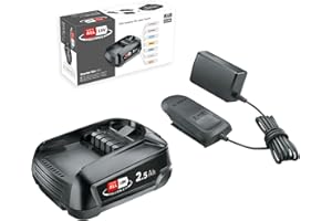 Bosch Battery and Charger Starter-Set 18V (1x Battery 2.5 Ah; Charger AL 18V-CV; in Carton Packaging)