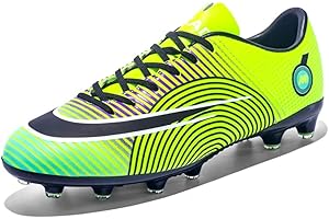 WOWEI Crampons Homme Chaussures de Football Enfant Professionnel Chaussures de Foot Homme Spike Antidérapant Entrainement Chaussures de Sport pour Homme Garçon Football Boots