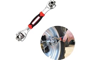 Hagmoo 52 in 1 Universal Socket Spanner Wrench,Comprehensive Tool Kit with Flexible Socket Heads for Both Standard and Metric Fasteners