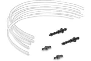 namroh.HC 5 tubos de leche de 36 cm de largo compatibles con máquinas de café Jura + 4 conectores de tetina