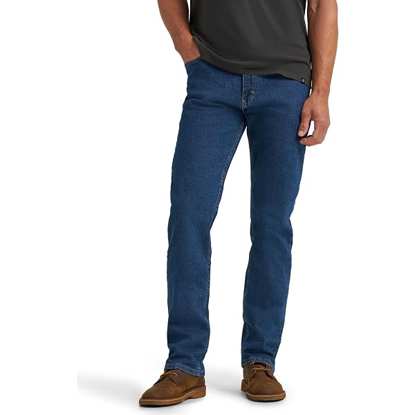 Wrangler Texas Pantaloni Jeans da uomo con percentuale elasticizzata, Glason Blue Nights Stonewash Darkstone Blue Black Overdye Authentic Straight con cintura, Darkstone + cintura marrone, 38W x 32L