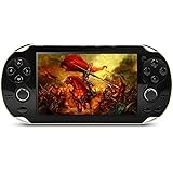 CZT Nouvelle Console de Jeux vidéo 4,3 Pouces 8 Go intégrée à 1800 Jeux gratuits pour Plusieurs simulateurs Console de Jeu Po