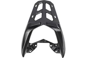 DEPISUTA Motorrad -Heck -Gepäckträger für NMAX155 NMAX125 2020–2024, Gepäckträger -Rackhalter, Hochleistungs -Aluminium -Legierungs -Ladungsständer, Ladungshalter -Regalhalterung, Schwarz