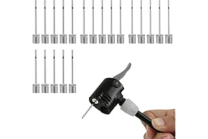 DDKY ballpumpe nadeln,ballpumpe fußball,Nadel ballpumpe,ballpumpe nadeln Adapter,20 Stück, robust und langlebig, geeignet für Fußball, Handball, Basketball, Volleyball, Gymnastikball