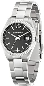 Philip Watch Orologio da uomo, Collezione Caribe, movimento al quarzo,  funzione tempo e data, in acciaio - R8253597010 : Amazon.it: Orologi