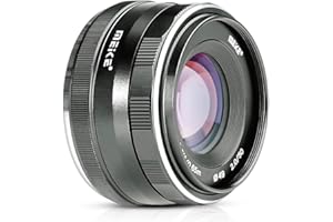 MEKE Meike 50mm f/2.0 Prime lens Objektiv mit manuellem Fokus APS-C für A7II A7SII A7RII A6500 A9 und Sony E-mount spiegellose Kameras