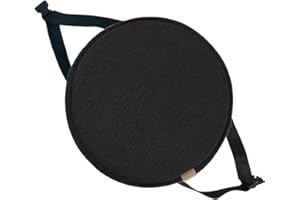 UYEOCO Cojín redondo para silla Cojín redondo para asiento, 1/2/4pcs Cojín redondo para taburete alto Cojín redondo antideslizante para silla con correas elásticas Hebillas ( Color : 3# , Size : 1PCS_30CM/11