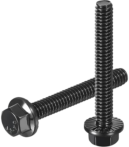 M10x25mm Full Thread Nylon Metric Hex Hexagon Head Cap Screw Bolt Black 25Pcs | Canada - View #10