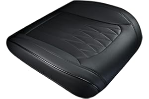 WALOPOLA Funda para Asiento Delantero de Coche, Protector de Asiento Delantero Automático, Protector Antideslizante Impermeable, Funda de Asiento de Cuero PU Impermeable para SUV, Vehículos Recreativos y Camio