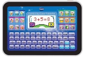 VTech - 155205 - Ordinateur pour Enfant - Tablette - Genius XL - Noir - Version FR