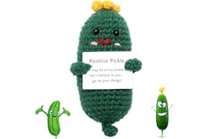 VEghee Creative Pocket Hug Positive Potato, Knitted Wool Potato Doll, Best Gift Boyfriend and Girlfriend Gifts, Sick, Birthday Gift Party (Green)
