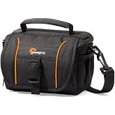 Lowepro Adventura Sh 110 II K&uuml;&ccedil;&uuml;k Fotoğraf Makineleri, Kompakt Csc Ve Aksiyon Kameralar İ&ccedil;in Omuz &Ccedil;antası, Siyah