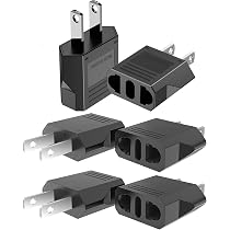 Adattatore USA 7-in-1 Con 2 Prese IT, 1 Schuko, 2 USB-A E 2 USB-C – Viaggio Perfetto Per Stati Uniti, Canada, Messico E Colombia - 4