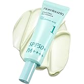 numbuzin No. 1 Şeffaf Filtre G&uuml;neş Esansı | Beyaz G&ouml;lge Yok, Nemlendirici, Nemlendirici, Serinletici, Hafif Y&uuml;zey (1,69 Fl Oz
