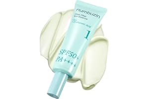 numbuzin No.1 Sunscreen | Clear Filter Sun Essence | No White Cast, Hydrating, Moisturizing, Cools Down, Light Finish | 50ml