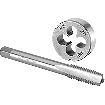ZYWUOY Gewindebohrer Set 3/8-26 UNS - Konisches Schlüsselloch, HSS Stahl, Für Metall & Kunststoff