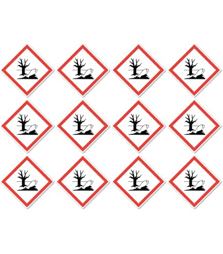 Adesivo Pericolo GHS01 Simbolo Esplosivo 10x10 Cm - Etichetta Autoadesiva Resistente Per Sostanze Esplosive, Laminato UV, Per Autolavaggi