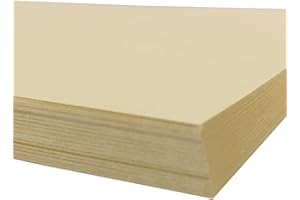 NATNIP CARD AND PAPER A4 Ivory Card Paper Printer - 160gsm 40 Sheets - Coloured Craft Card - Suitable for Craft, Printing, Copying, Photocopiers