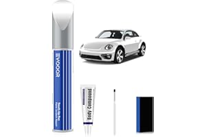 EVOOOR (L0K1) Oryxweiss Perl/Oryx White Perl Autolack Nachbesserung Kit mit Kratzer-Entferner für Volkswagen/VW, Kratzer Reparatur für Auto, Schnelle & Einfache Lösung zur Reparatur