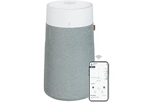 Blueair Blue Max 3250i Smart WiFi Air Purifier, HEPASilent Combination Filter Up To 48m² Rooms Removes 99.97% Pollen, Dust, Mould, Bacteria, Viruses | Activated Carbon Reduces VOCs, Odours
