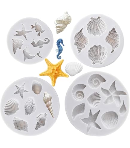 Stampo Conchiglie 3D Wilton - Per Cioccolato E Candy Melts, 5 Design, Plastica Flessibile - Foto 6
