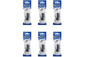 PILOT Lot de 6 Recharges pour V BOARD MASTER, couleur: bleu (343568 / WBS-VBM-L)