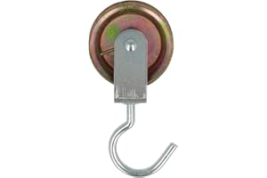 MASIDEF MEMBER OF THE WÜRTH GROUP Carrucola ad 1 gola in acciaio con gancio girevole diametro 50 mm.