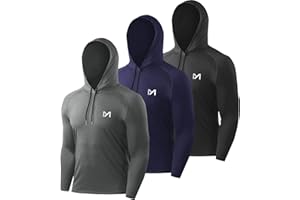 MEETYOO Tee Shirt Homme, Hauts à Manches Longues T Shirt Gym Baselayer pour Running Fitness Sports