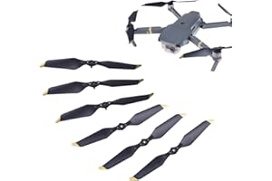 Hélices pour DJI Mavic Pro/Platinum - 6 Ailes - Faible Bruit - Ailes Pliables à Libération Rapide - Design Testé en Vol - Accessoire Essentiel pour Votre DJI Mavic Pro/Platinum