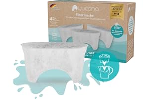 yucona® Nachfüll-Set, 3 Monate | Für Brita® Marella® Maxtra pro® | 96% weniger Plastik, Dank austauschbaren Aktivkohlefiltern aus Kokosnussschalen [Made in Germany]