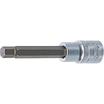Lot 7 Douilles Longues 1/4" Hexagonal Impact CR-MO - H3 à H10 35mm - Uxcell