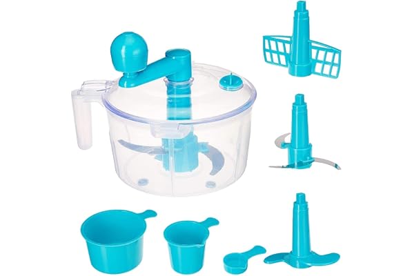 Dweezhet 2 in 1 Atta Roti Maker for Home Non-Electric Dough Maker & Liquid Mixer Chopper Machine Kitchen Atta Maker chakki clearline Measuring Cups Set Bread Mixer May Vary Hand Tool (Multicolour)