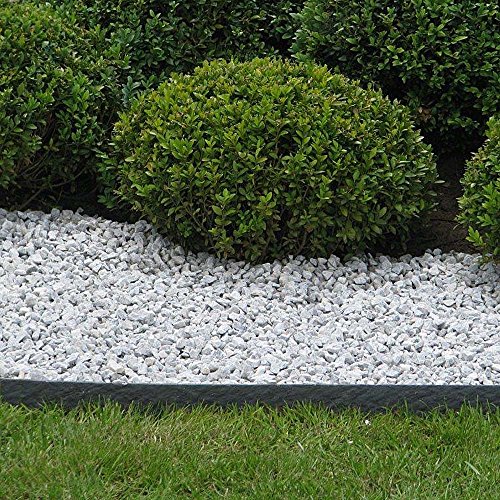 ECOLAT Rasenkante Rasenband Beeteinfassung Beetumrandung 12 x 0,7 cm 25m grau - 9