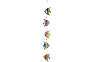 Purity Style String of 5 Angel Fish Suncatcher/Lightcatcher