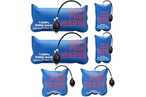 Wanyi 6 Pezzi Pompa ad Aria per Finestre Pompa a Cuneo d'aria Gonfiabile Cuscino Air Pump Wedge per Montaggio di Finestre Porte Mobili Sportelli Auto Uso Domestico (S+M+L)