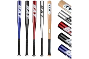 ForenTex Bate de béisbol de Aluminio – 71,12cm - Bate de béisbol, Entrenamiento con Peso y Juegos de Pelota - Diseño clásico
